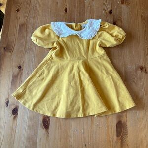 Janie and Jack Yellow Baby dress